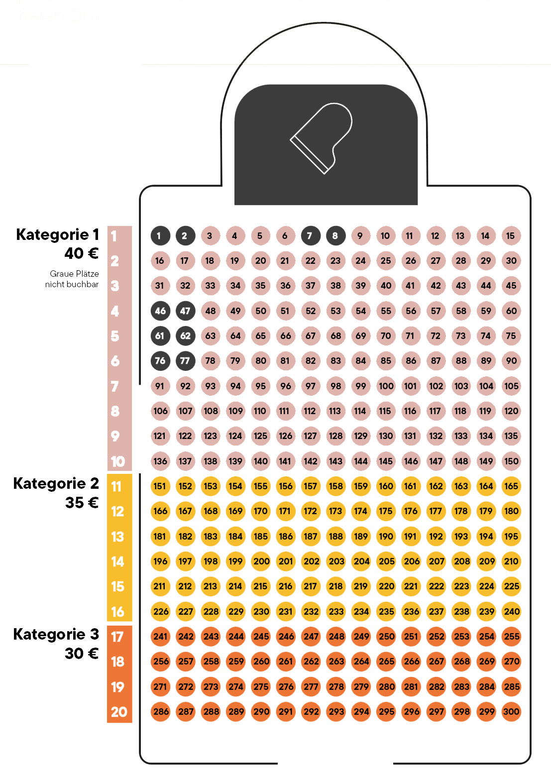 Sitzplan Klosterkirche Sitzplan Klosterkirche